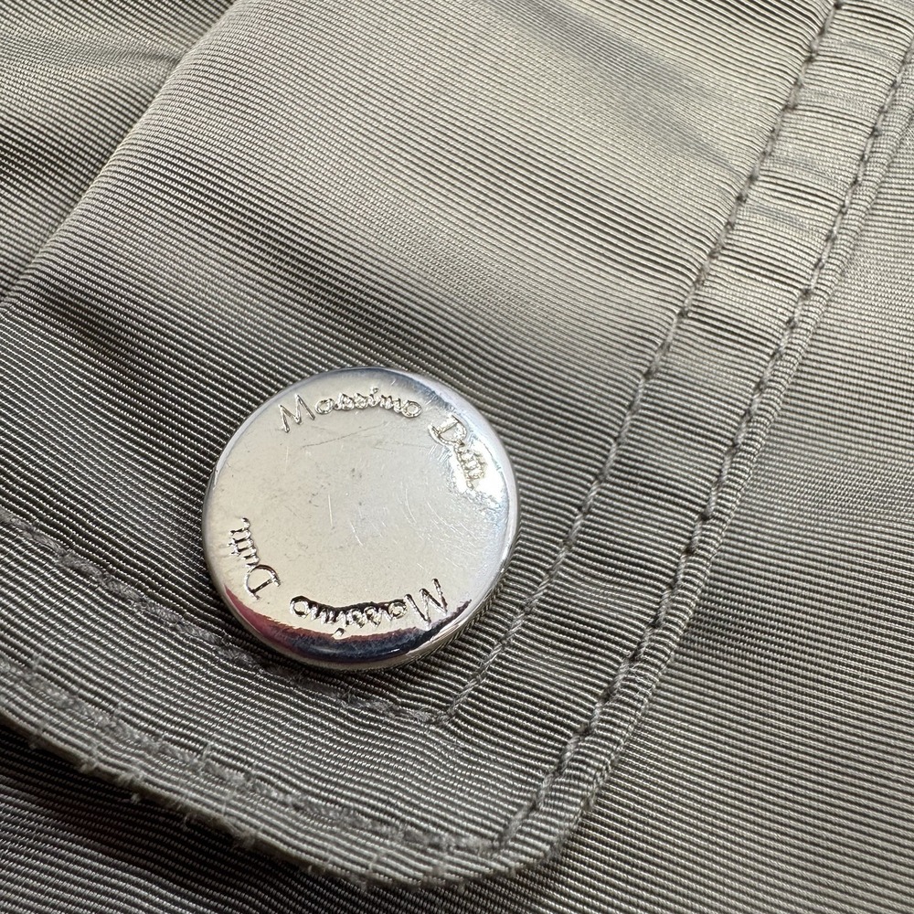 Massimo Dutti Women's Medium Bomber Jacket Lightweight Military‎ Minimalist Chic - Picture 7 of 16